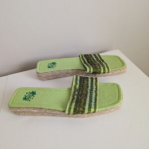 Ragg Women's Green Sandals Size 10